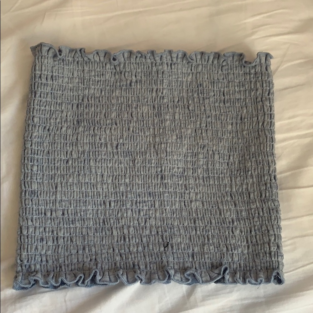 BRANDY MELVILLE RUCHED TUBE TOP